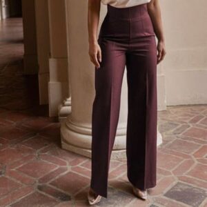 Ladies Brown Trouser